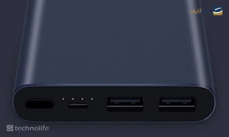پاوربانک شیائومی مدل Mi Power Bank 2 با ظرفیت 10000 میلی آمپر ساعت مشکی کد m20185 — تصویر ۵