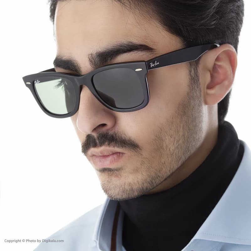 عینک آفتابی ویفرر پلاریزه ری بن مدل 2140-901/58-52 کد m20182 — تصویر ۲