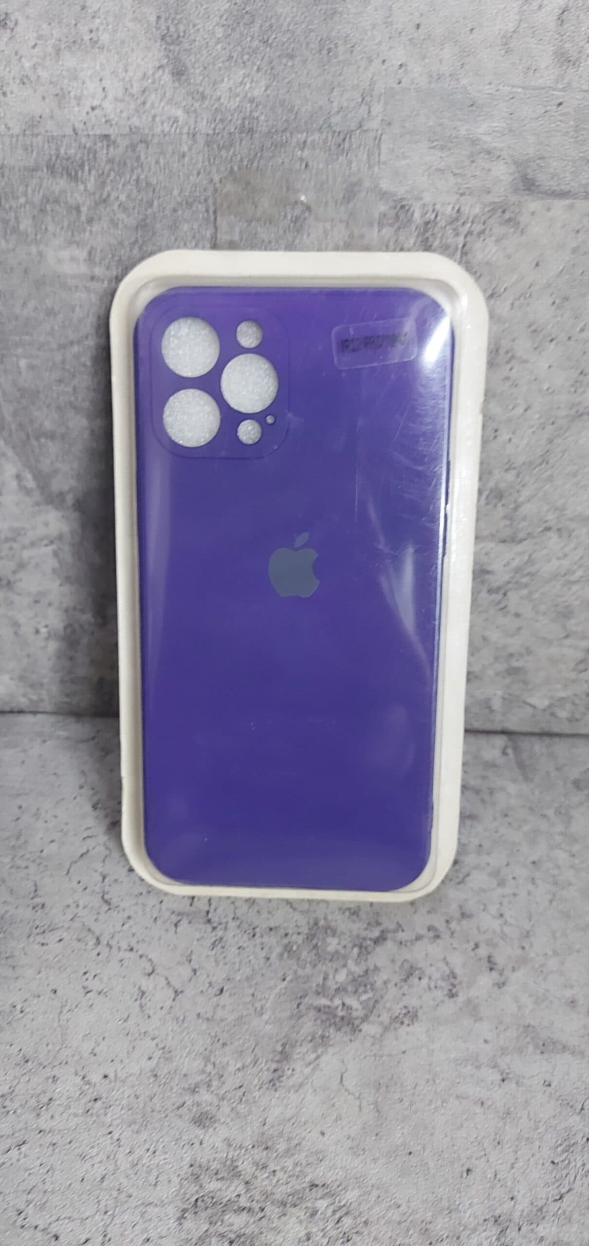 کاور مدل سیلیکونی مناسب برای گوشی موبایل اپل iphone 12 Pro Max – بنفش کد m20072