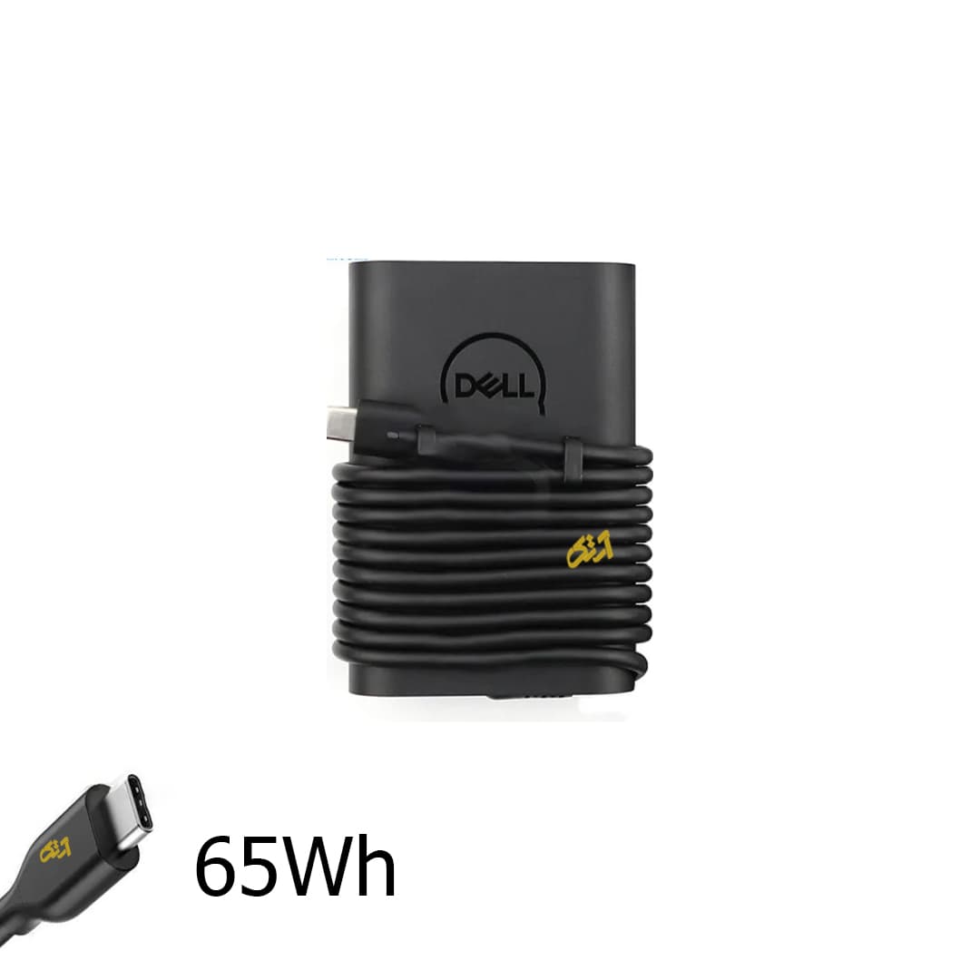 آداپتور شارژر لپ تاپ دل 20V ولت 3.25 آمپر adaptor laptop DELL XPS 13 9320