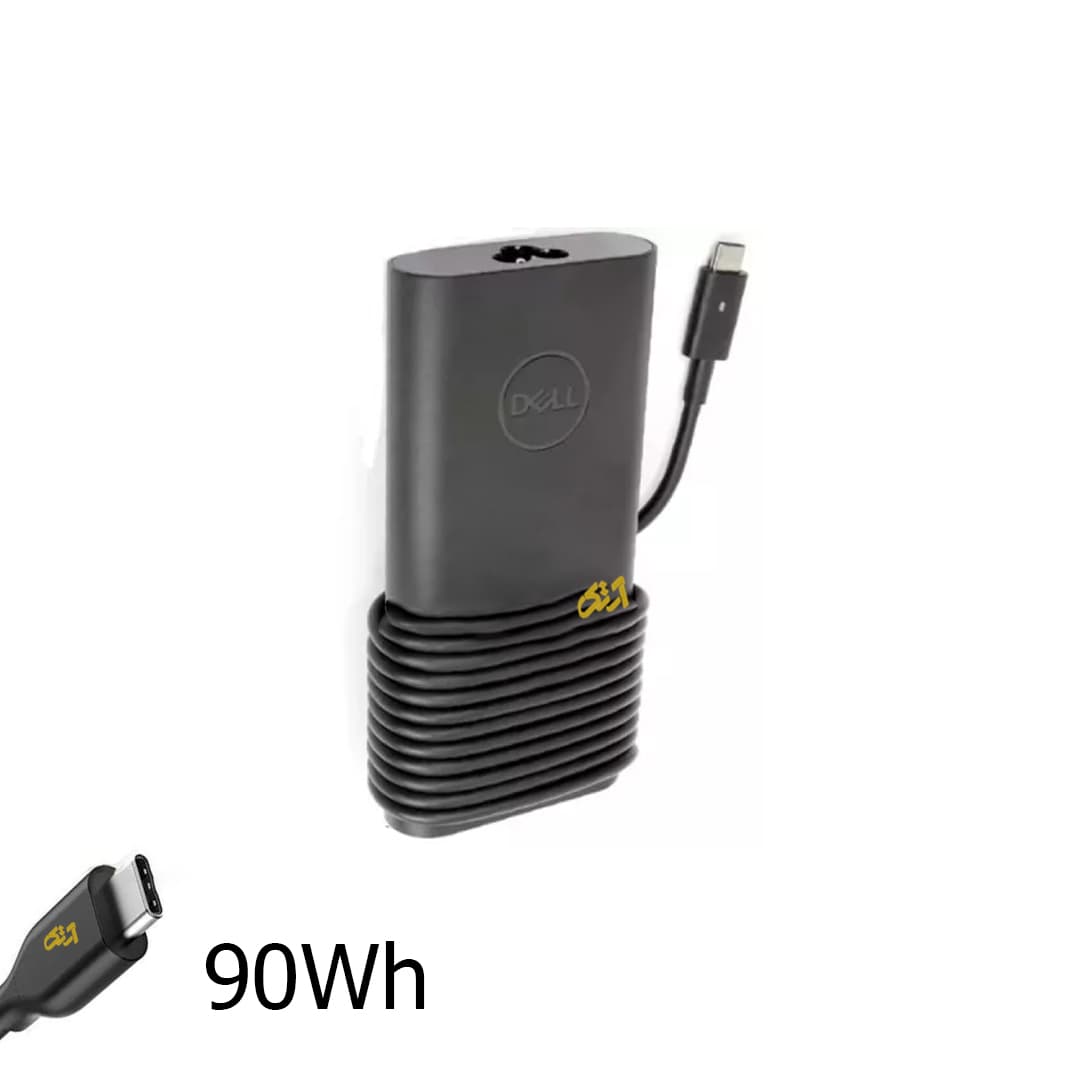 آداپتور شارژر لپ تاپ دل 20V ولت 4.5 آمپر adaptor laptop DELL type c