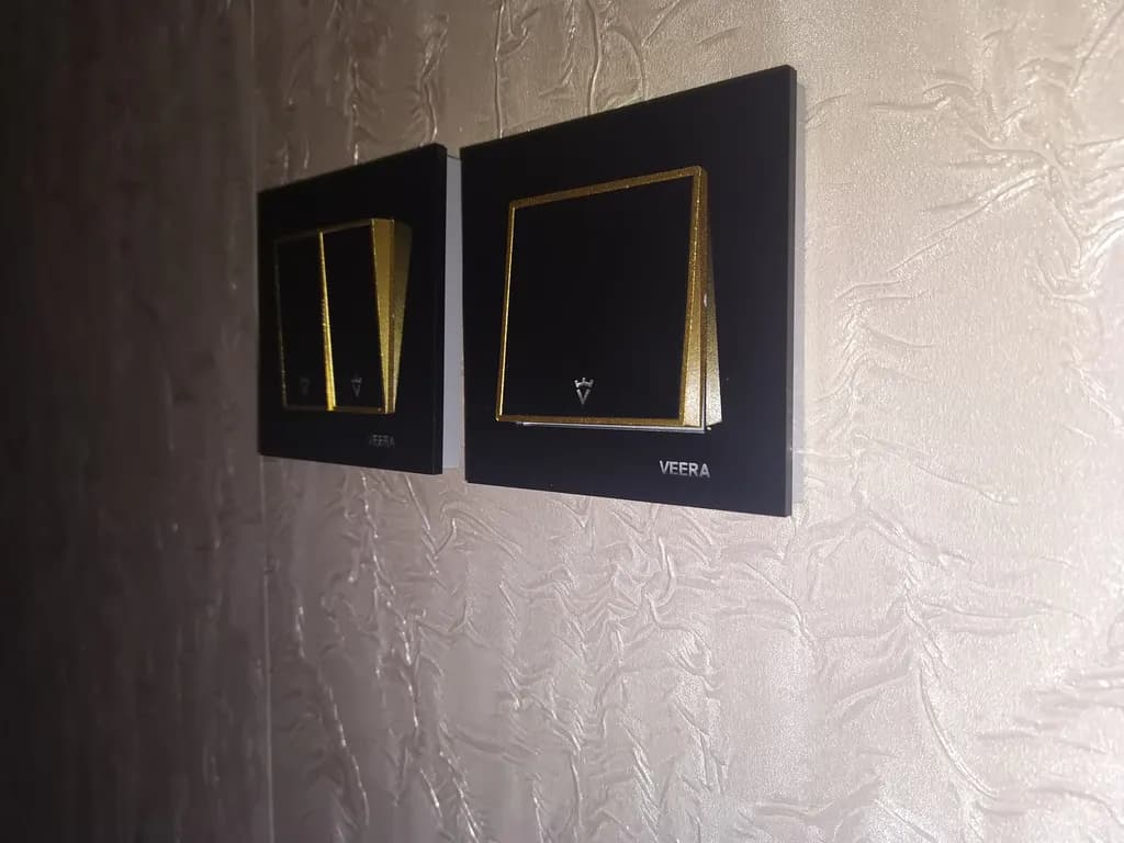 کلید دوپل ویرا مدل امگا مشکی کد m19905 — تصویر ۴