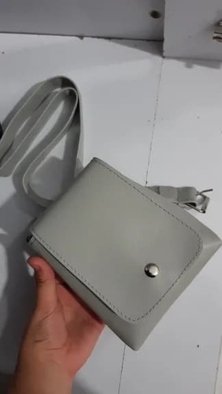 کیف کمری زنانه خاکستری کد m19769 — تصویر ۳