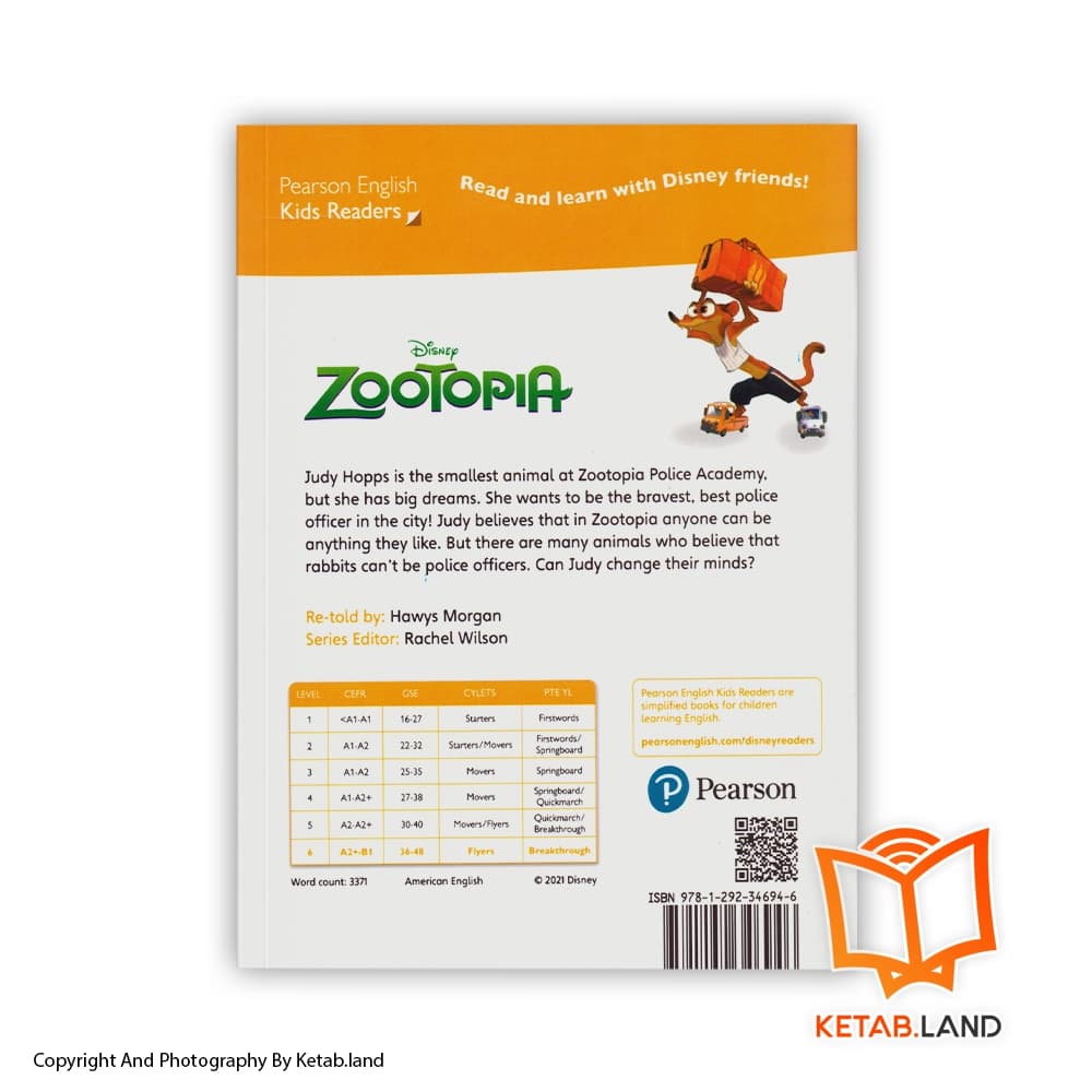 کتاب Zootopia Pearson Kids Readers 6 — تصویر ۲