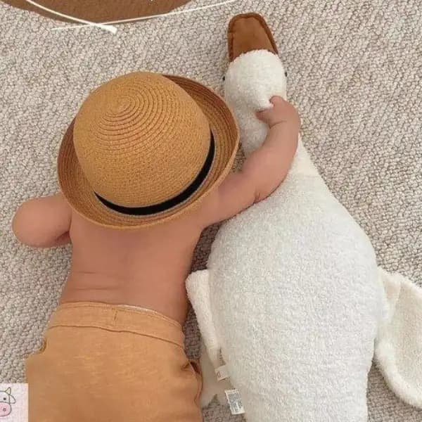عروسک غاز خوابیده 75 سانتی متری — تصویر ۴