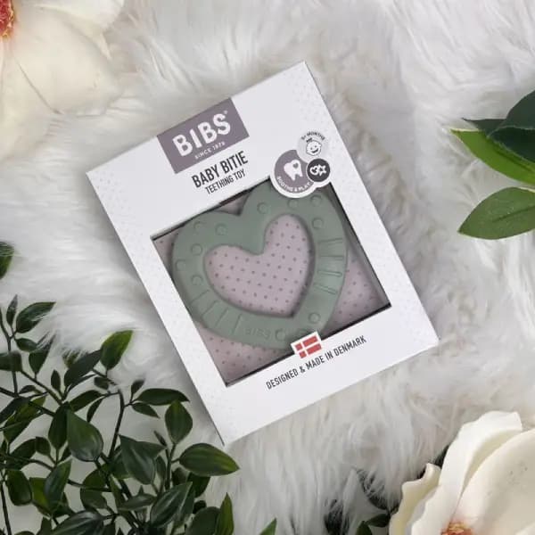 دندان گیر سیلیکونی قلب BIBS — تصویر ۴