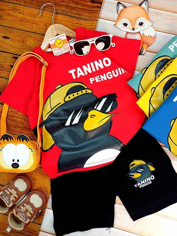 تیشرت شلوارک جوجه اردک