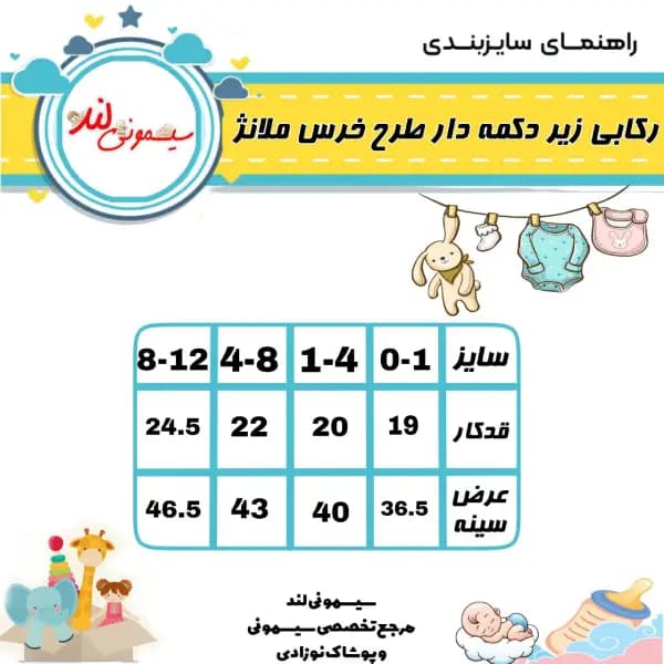 رکابی زیر دکمه دار طرح خرس ملانژ hero(بادی رکابی) — تصویر ۳