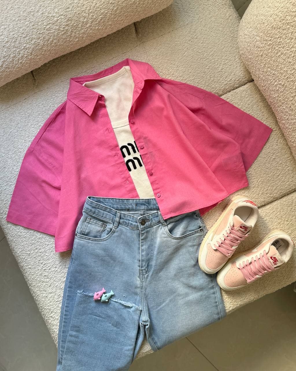 شومیز کراپ پاستیلی🍬