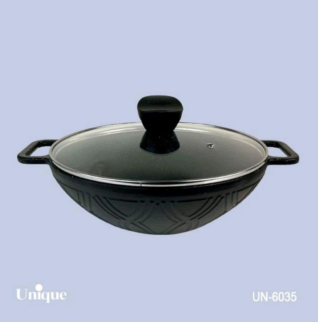 تابه وک یونیک 26 سانت درب دار کد UN-6035