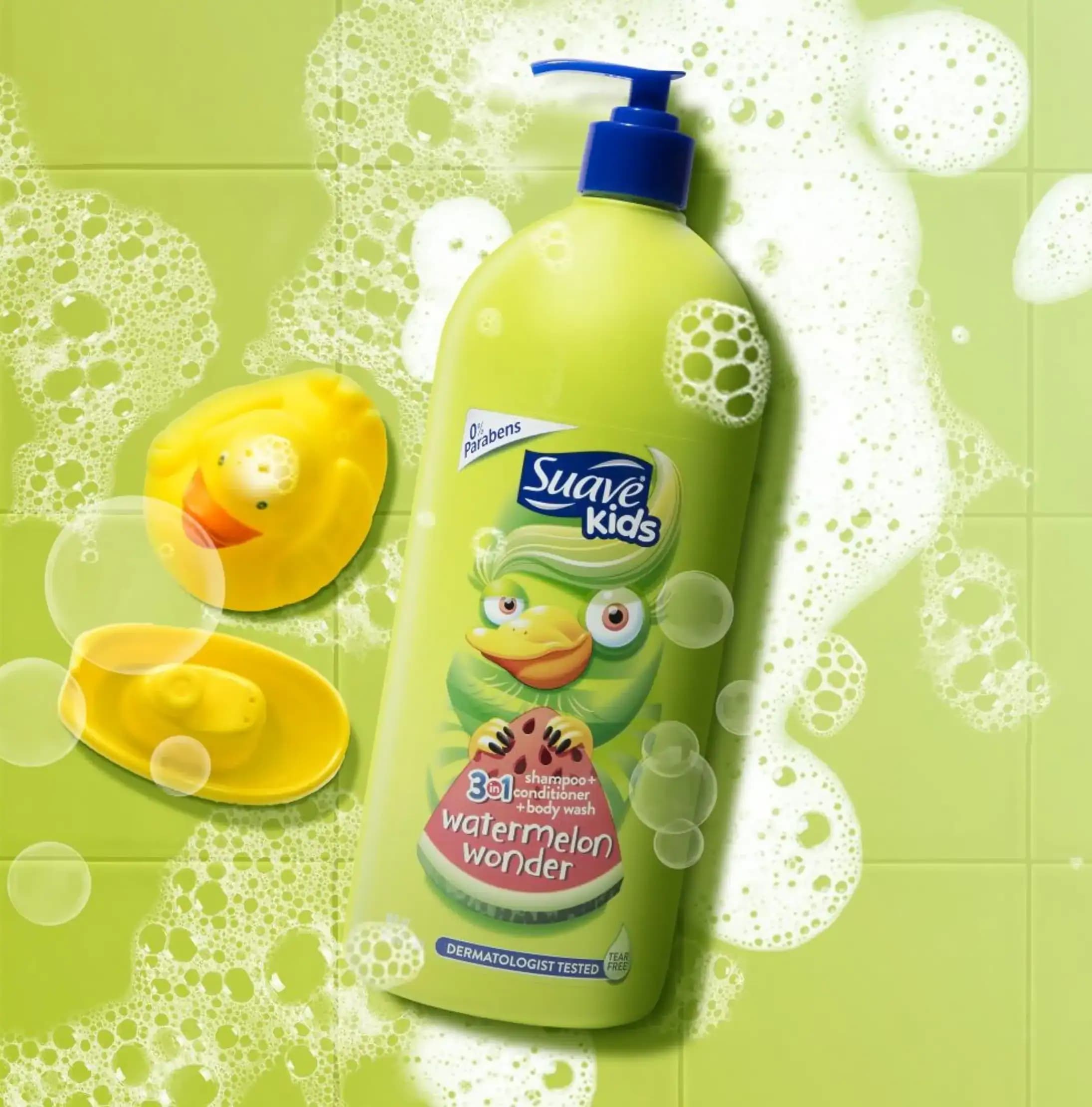 شامپو ۳ در ۱ سواوا کیدز هندوانه Suave kids watermelon shampoo — تصویر ۲