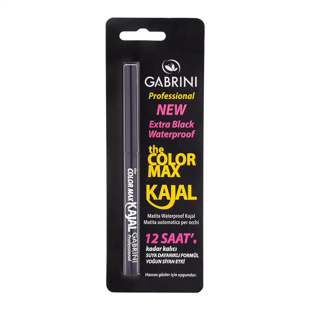 مداد چشم کژال گابرینی Gabrini Liquid Black eyeliner Matte — تصویر ۳