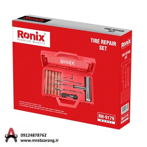 کیت پنچرگیری تایر خودرو رونیکس مدل RH9179 مجموعه 6 عددی
