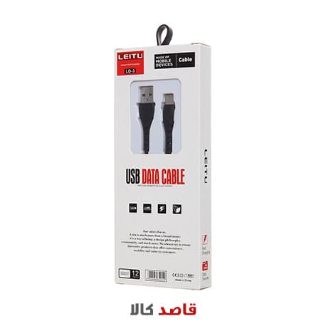 کابل تبدیل USB به USB-C لیتو مدل LD-3 طول 1 متر — تصویر ۲