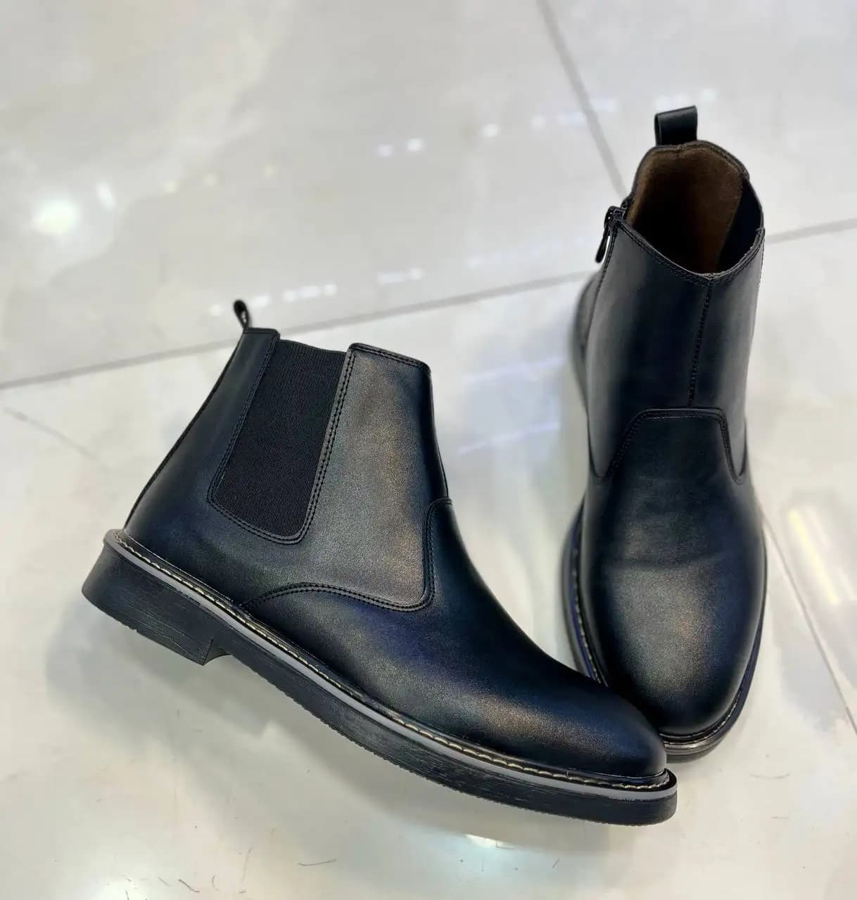 بوت مردانه پشت چرم ماکسیم کد 4831 — تصویر ۴