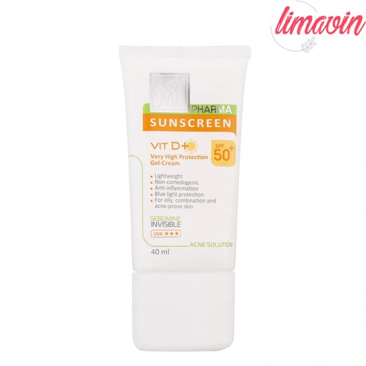 کرم ضدآفتاب بی‌رنگ مای سری فارما مدل SPF50، مناسب پوست‌های چرب و مختلط، حجم 40 میلی‌لیتر