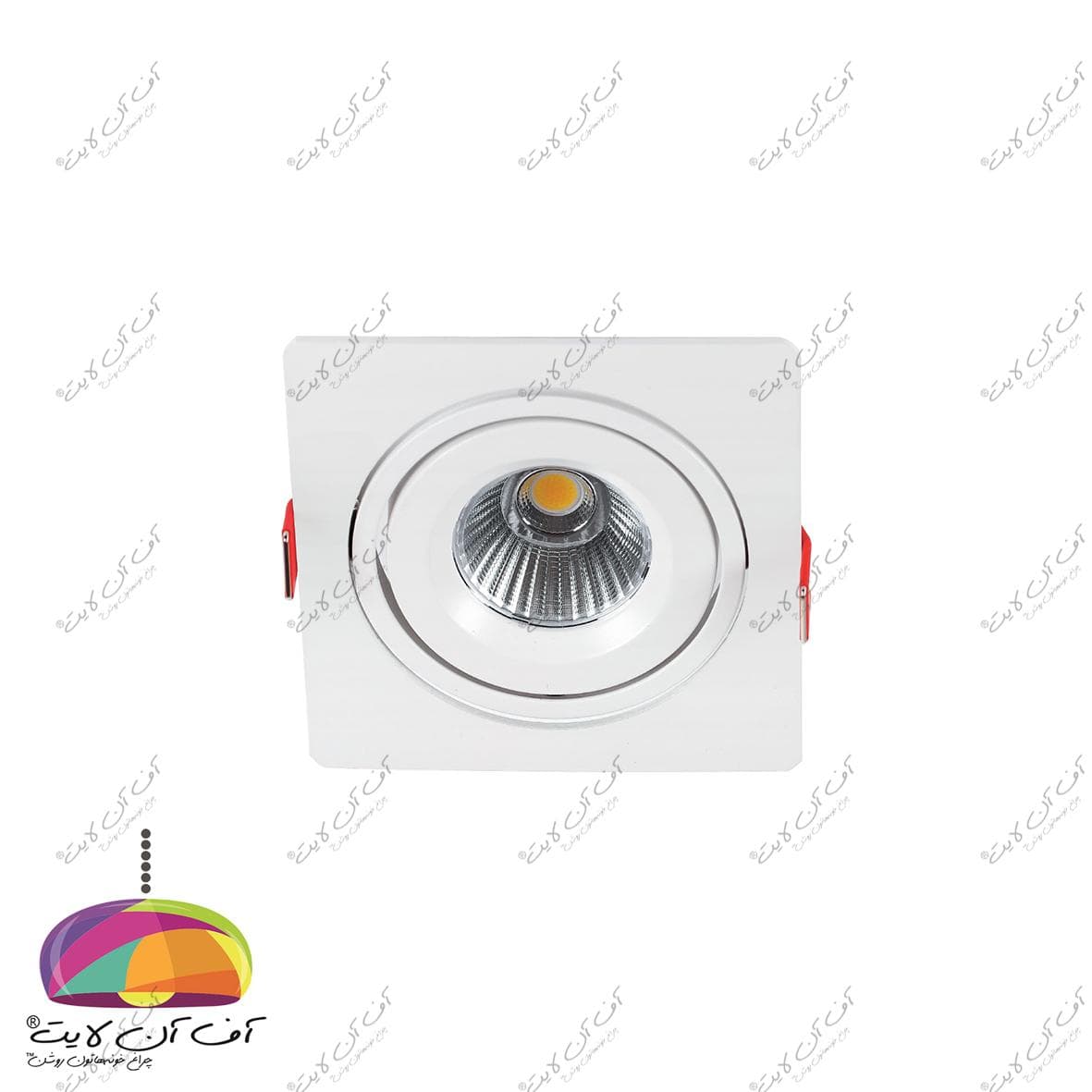 چراغ سقفی COB توکار 9 وات شعاع