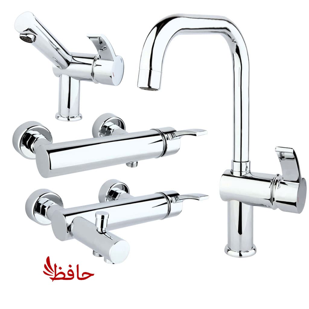 ست شیرالات راسان مدل تندیس کروم