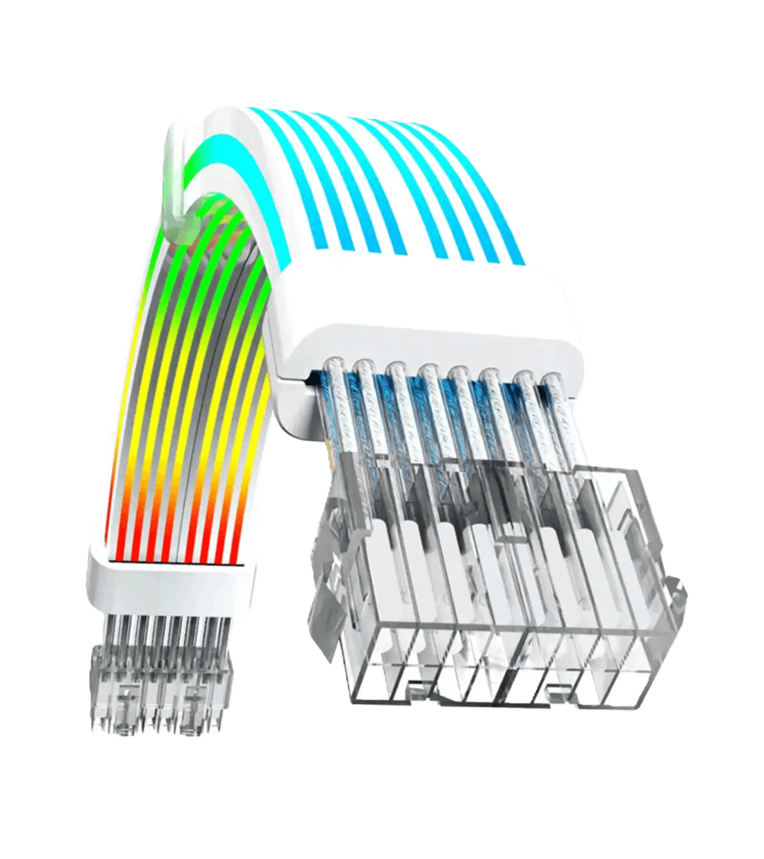 کابل اسلیو گیم مکس مدل VGA/CPU 2x8pin White — تصویر ۲