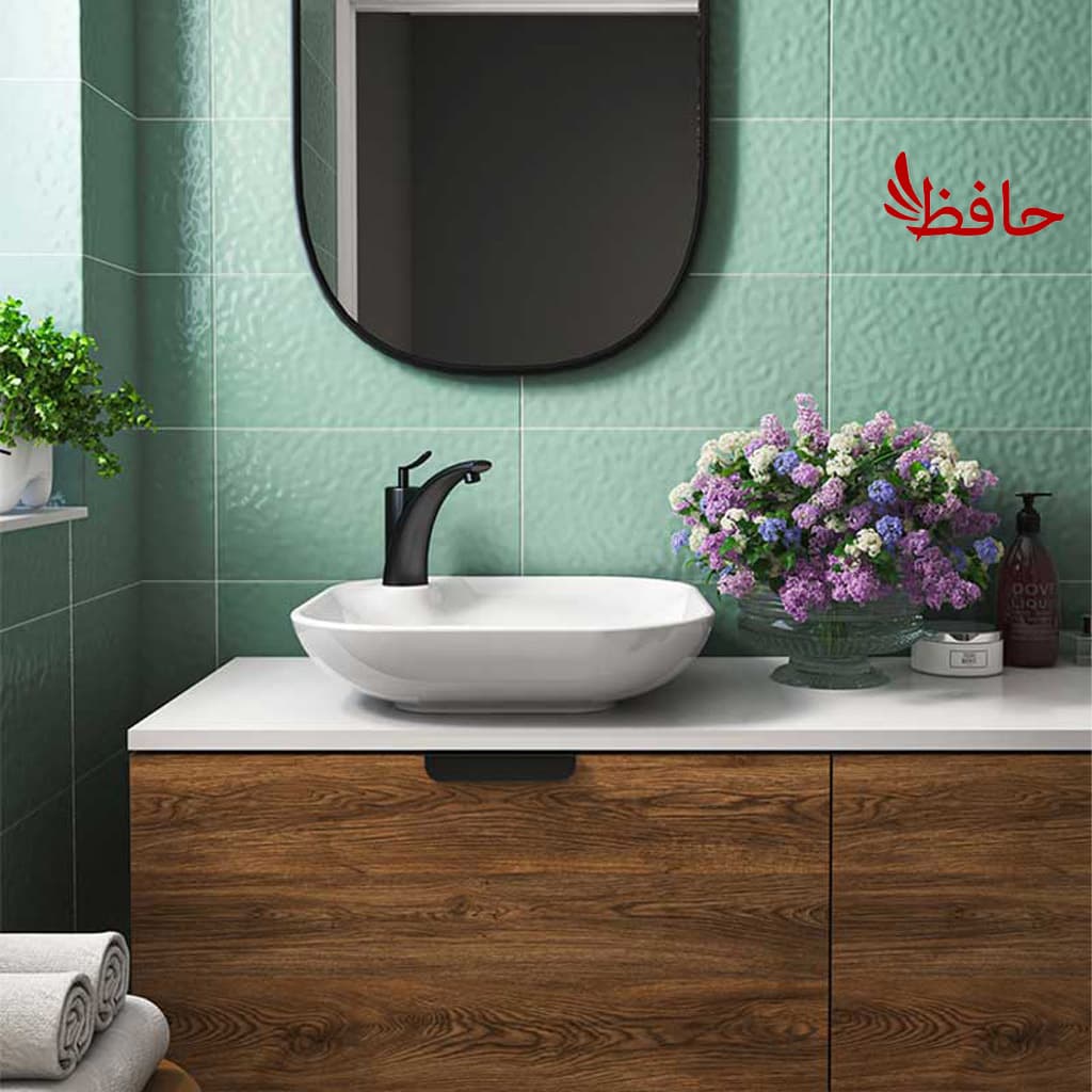 روشویی روکابینتی کرد مدل آنتوریوم پایه شیردار درجه 1 — تصویر ۴