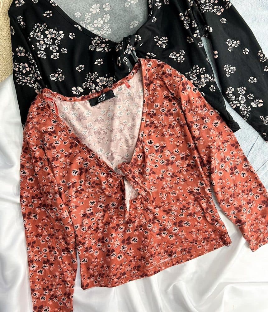 کراپ جلوگره گلدار — تصویر ۲