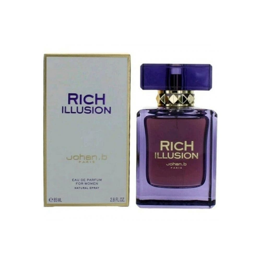 عطر ادکلن ریچ ایلوژن ( ایلوشن ) اصلی و اورجینال جوهان بی فرانسه GEPARLYS / JOHAN.B RICH ILLUSION حجم 85 میل