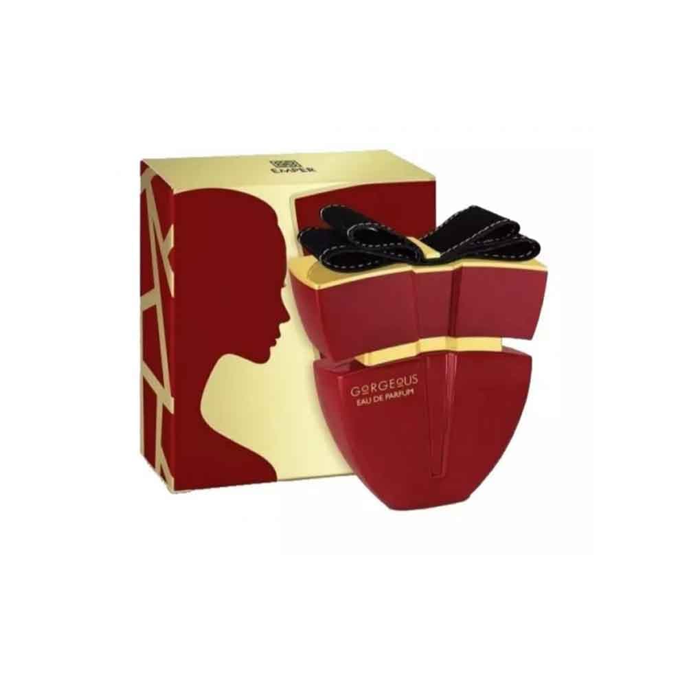 عطر ادکلن زنانه جورجیوس قرمز اصلی و اورجینال امپر EMPER GORGEOUS in RED حجم 80ml