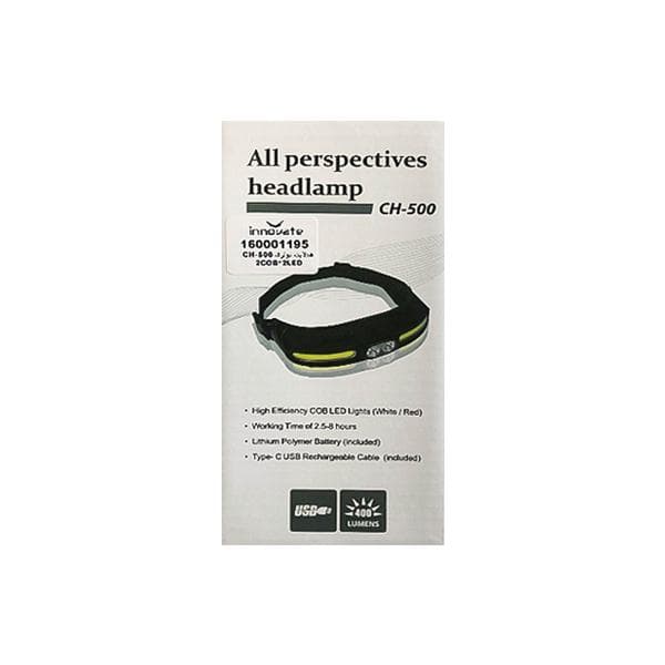 چراغ هدلایت 2LED+2COB مدل CH-500 — تصویر ۲