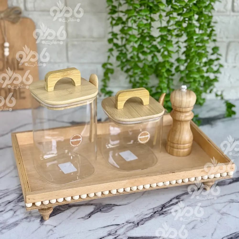 رایزر مهره چوبی پلای پایه دار خراطی 36*22