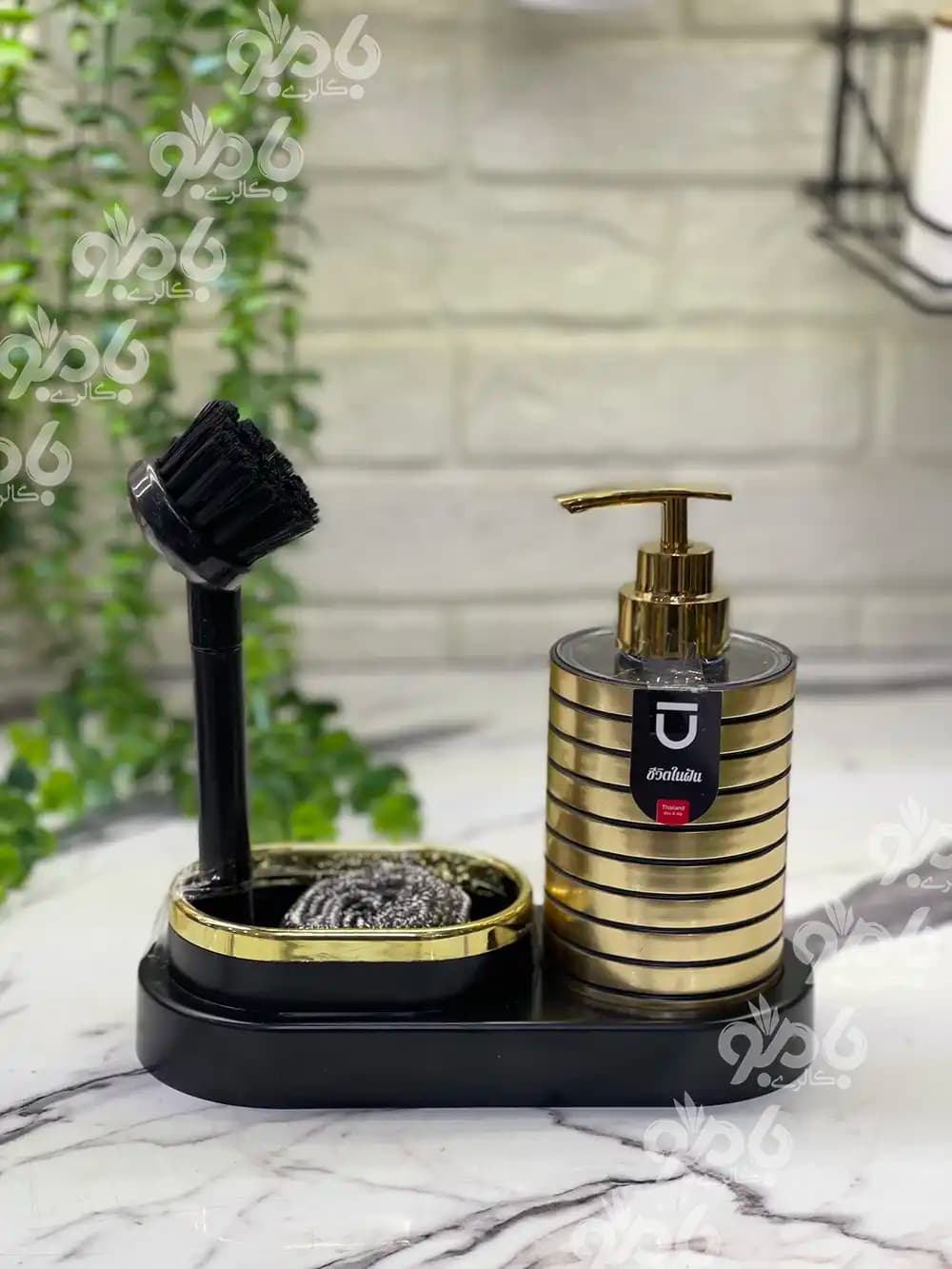 ست جامایع و اسکاچ و فرچه کوچک بازن 6056 — تصویر ۲