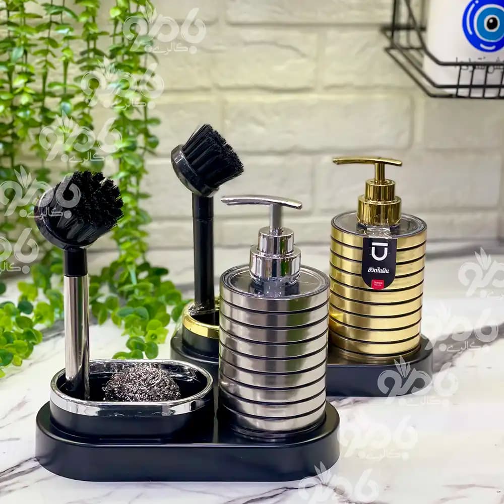 ست جامایع و اسکاچ و فرچه کوچک بازن 6056