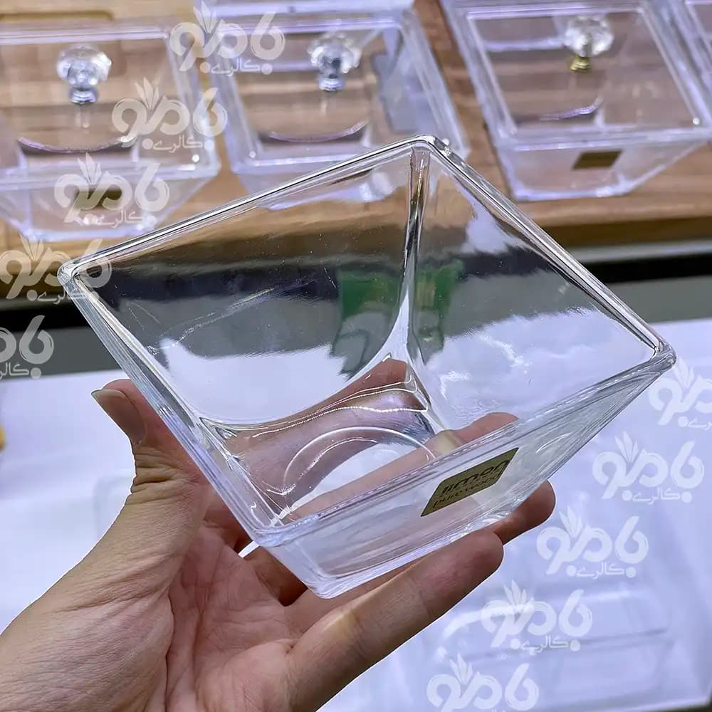 اردو خوری مربع پایه چوبی 4خانه لیمون 2243 — تصویر ۳
