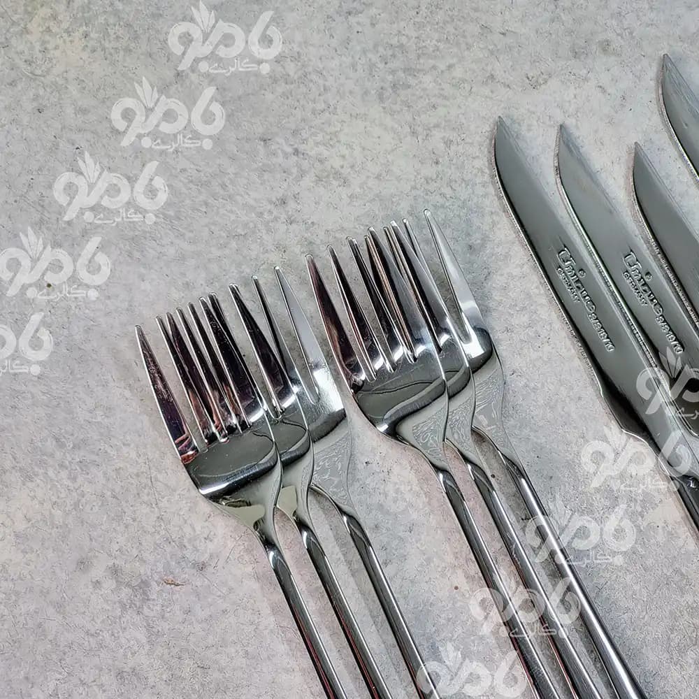 کارد و چنگال جعبه ای تمام استیل یونیک — تصویر ۳