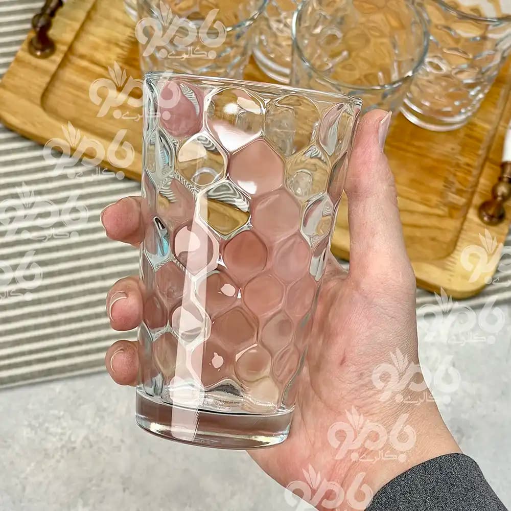 لیوان شیشه ای آکوا کندو 6عددی کد1109