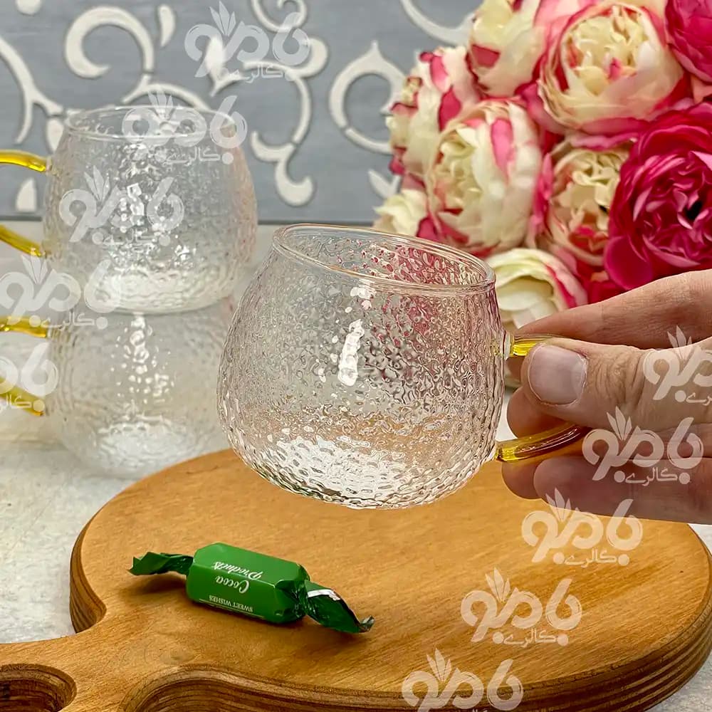 شات پیرکس تپل برفی دسته رنگی