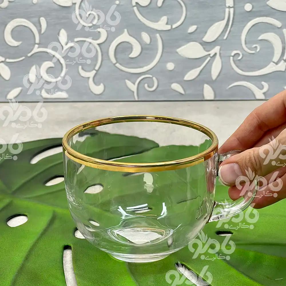 فنجان سوپ و سس خوری بلینک مکس لب طلایی