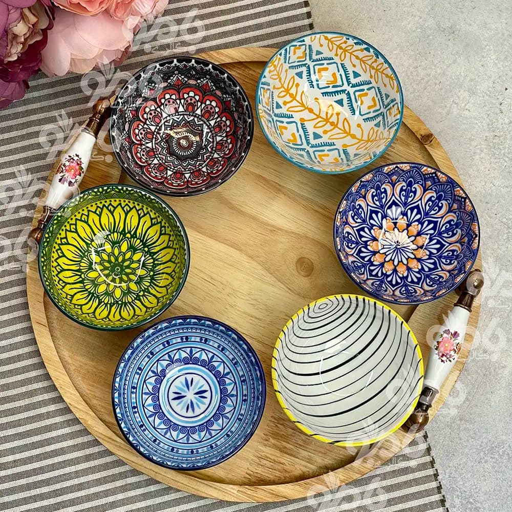 پیاله ماست سرامیک مغربی دنی هوم قطر 9سانت — تصویر ۳