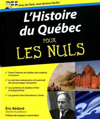 کتاب فرانسه Histoire du Quebec pour les nuls
