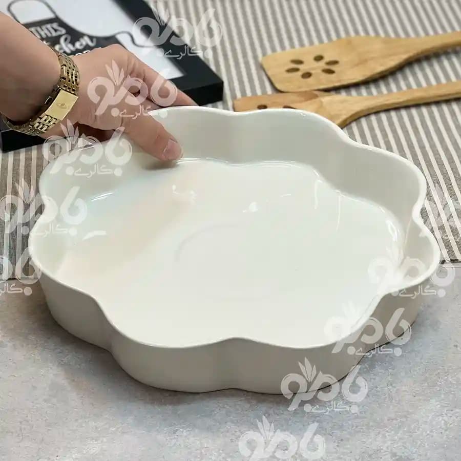 ظرف تارت چینی فلاور بزرگ
