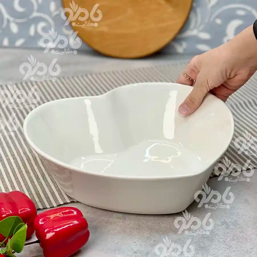 کاسه قلب تارت چینی ساده