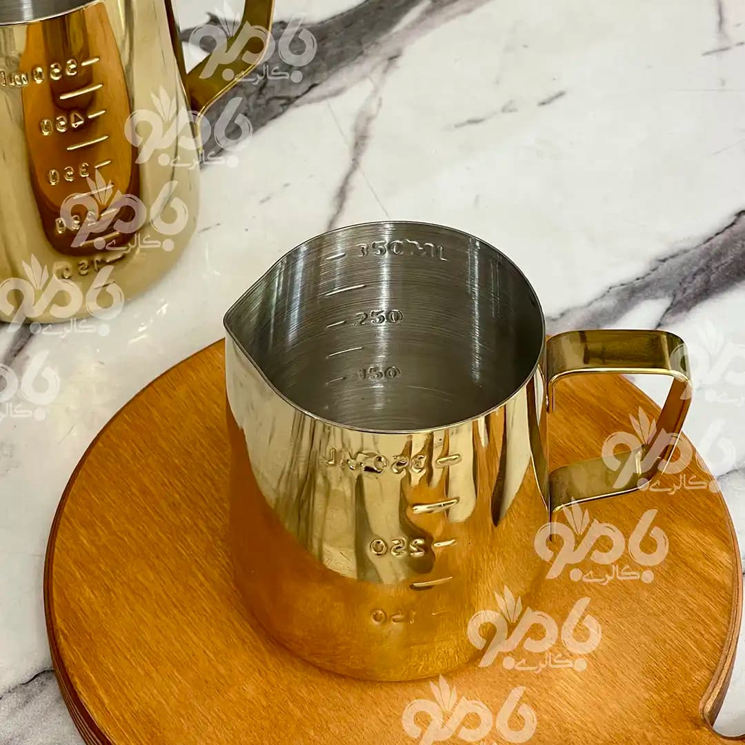 شیر جوش پیچر استیل وارداتی طلایی — تصویر ۲