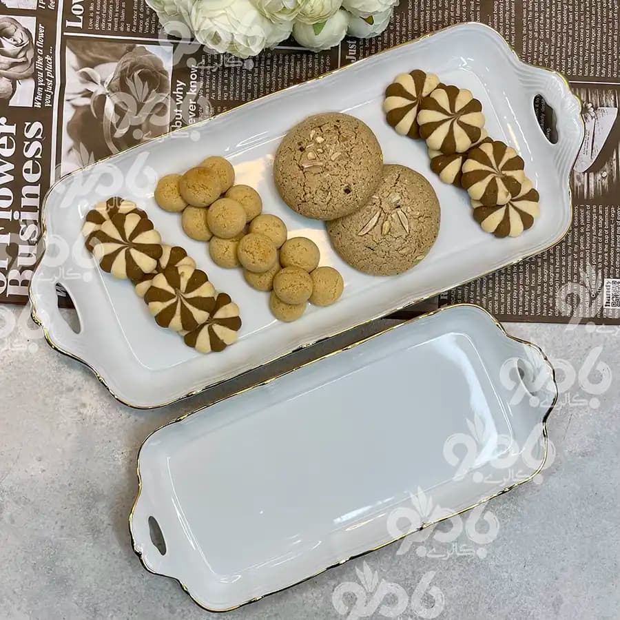 رولت خوری چینی لب طلا لمون مقصود — تصویر ۲