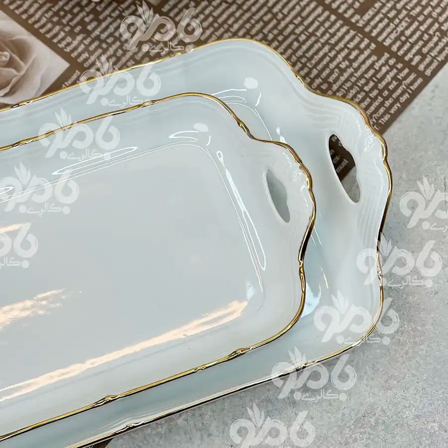 رولت خوری چینی لب طلا لمون مقصود — تصویر ۳