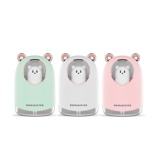 دستگاه بخور سرد هامیدیفیر HUMIDIFIER مدل پاندا با نور هفترنگ — تصویر ۳