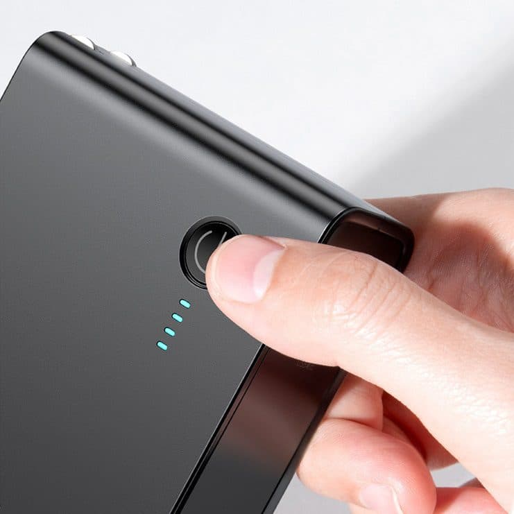 پاوربانک و شارژر دیواری باسئوس مدل PPNL0100 ظرفیت 10000 میلی آمپر ساعت — تصویر ۳