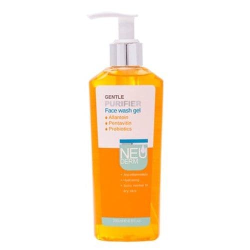 ژل شستشوی پوست نرمال تا خشک نئودرم NEUDERM مدل پمپی سری جدید حجم 200 میلی لیتر — تصویر ۲