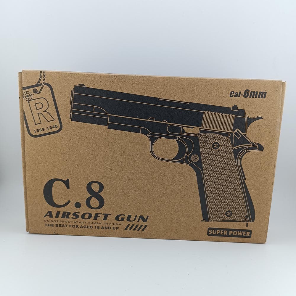 کلت فلزی ساچمه ای Air Soft Gun C8 — تصویر ۲