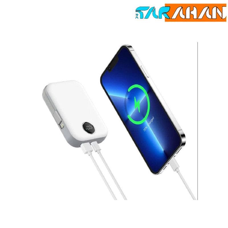 پاوربانک گرین لاین مدل Monaco MagSafe 22.5w ظرفیت 10000 میلی آمپر ساعت — تصویر ۵
