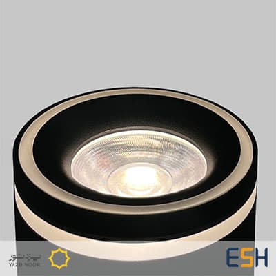 چراغ استوانه ای COB دوجهت نور 20 وات یزد نور — تصویر ۳