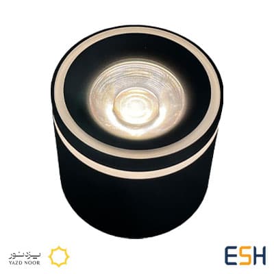 چراغ استوانه ای COB دوجهت نور 20 وات یزد نور
